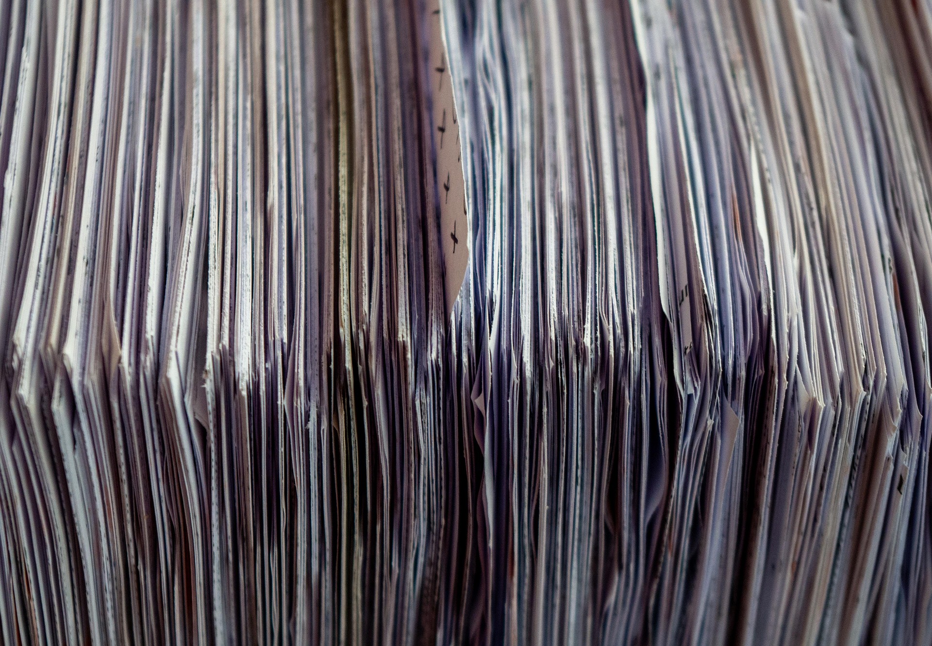 archivio documenti in cartelline